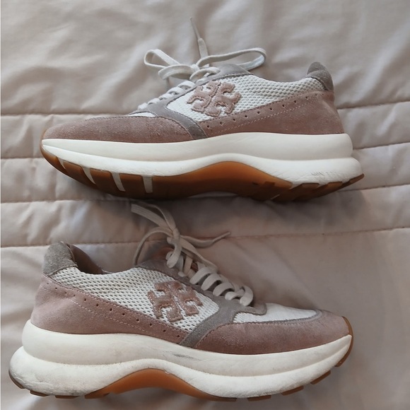 Tory Burch Beige and dusty pink Sneakers - Picture 4 of 7